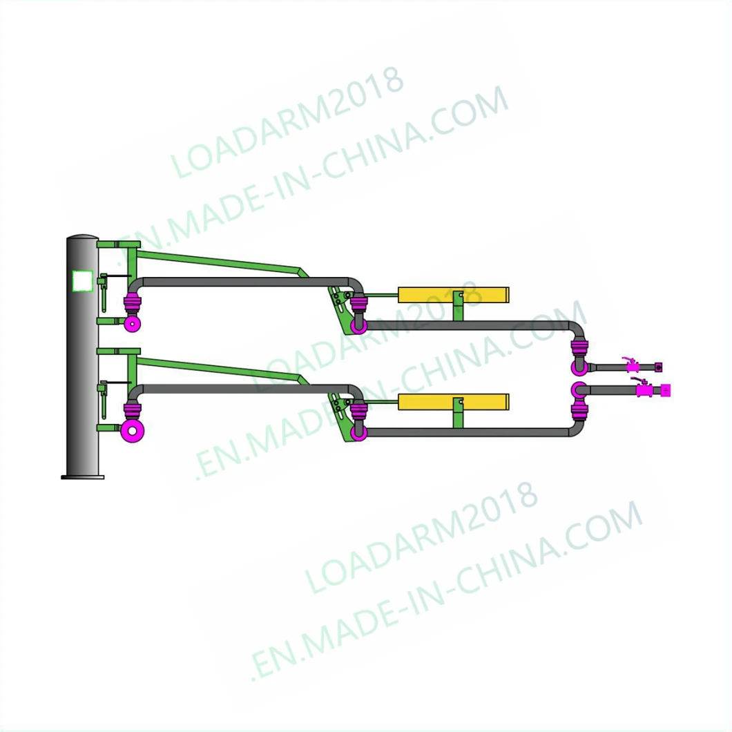 Caustic Chemical Storage Transportation Equipment Al2543 LPG Loading Arm