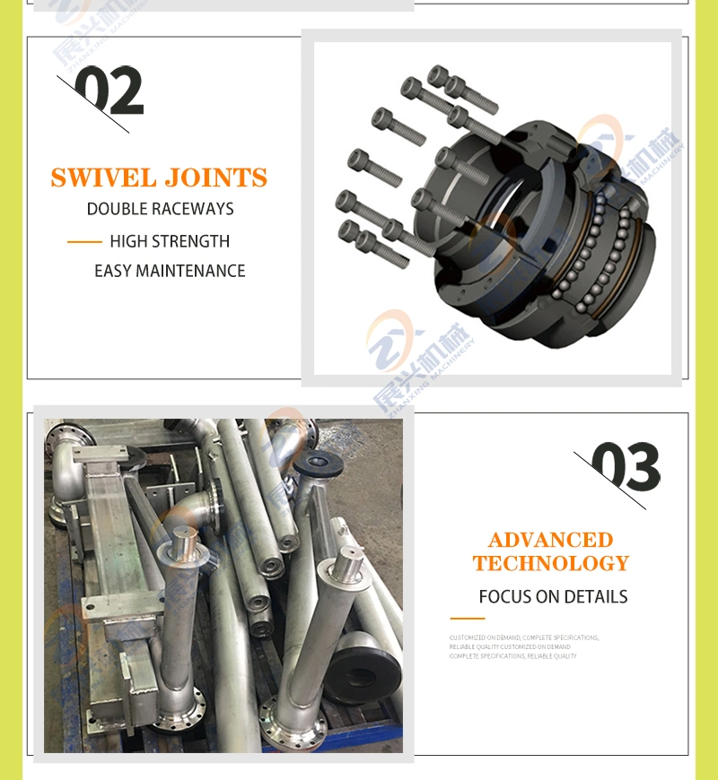 High Temperature Steam Heat Tracing Top Loading Arm for Bitumen