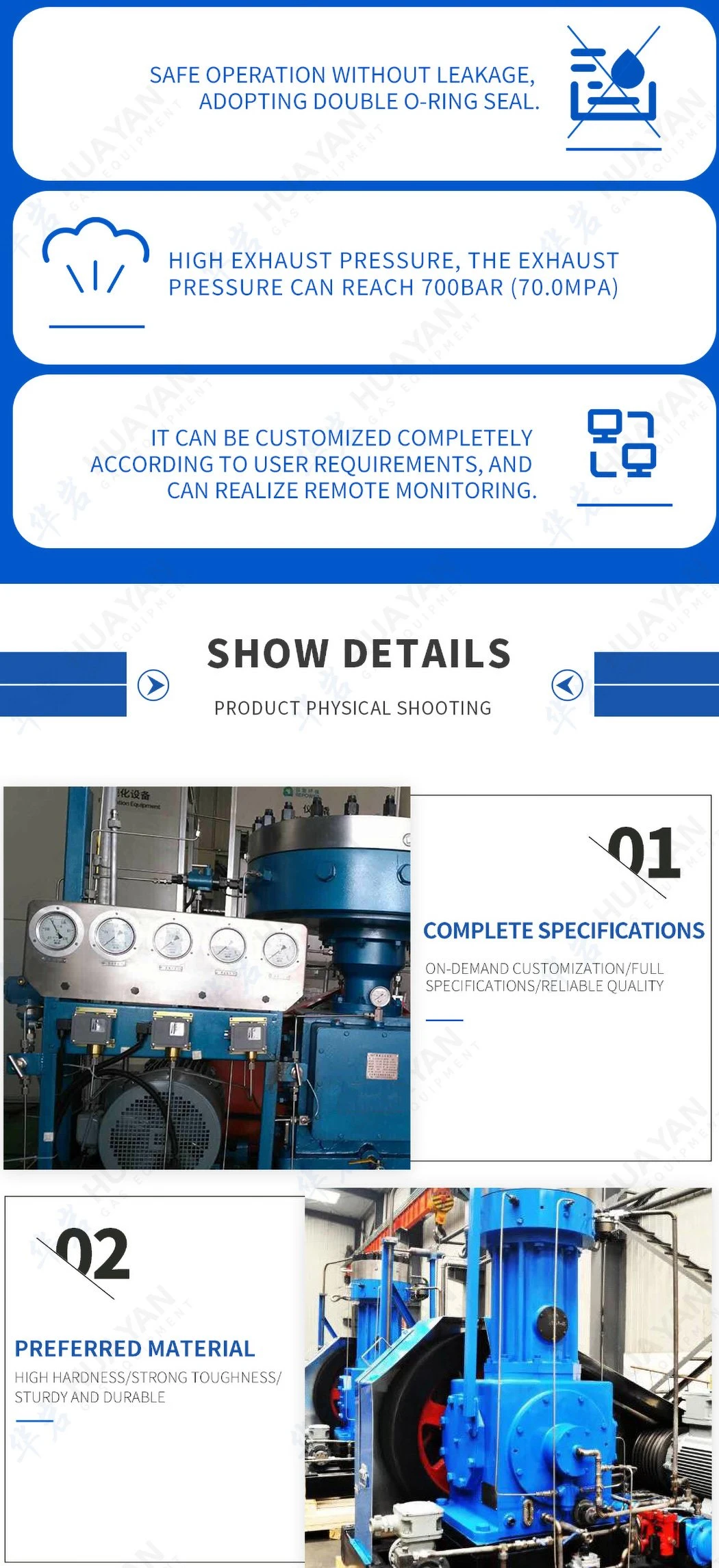 Zw-1.5/16-24 LPG Ammonia Loading Unloading Piston Compressor Pump